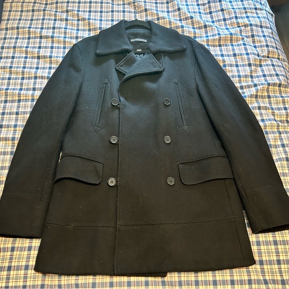 John Varvatos Made in Italy Wool Peacoat - Picture 7 of 8